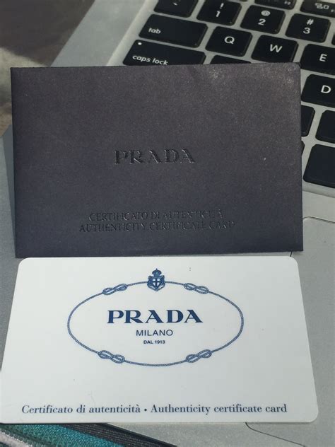 fake.prada|prada authenticity card.